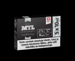 JustVape MTL BOOSTER 18mg - 5x10ml (50PG/50VG)