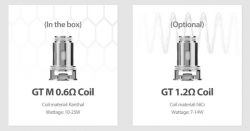 Náhradní žhavící hlavy Eleaf GT pro iJust AIO | 0,6 ohm GT M, 1,2 ohm GT