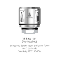 Žhavící hlava Q4 pro TFV8 Baby - 0.4 ohm