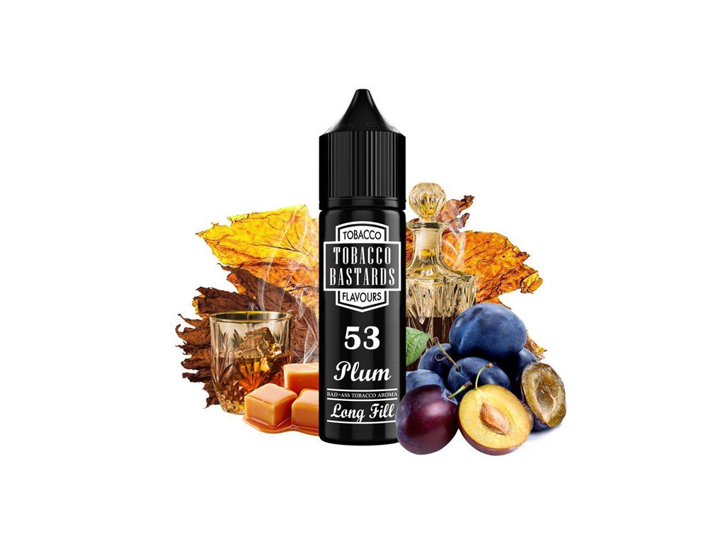 No.53 PLUM Tobacco Bastards - shake&vape Flavormonks 12 ml