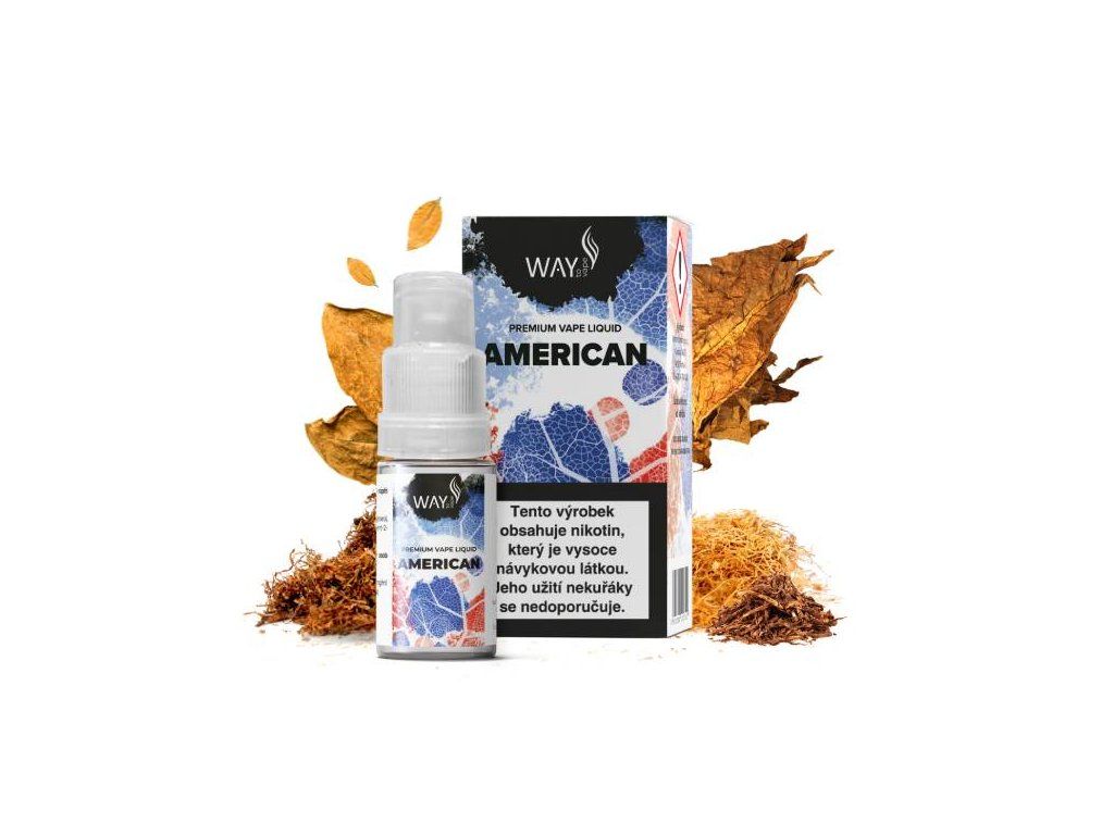 AMERICAN - e-liquid WAY TO VAPE (CZ) 10 ml