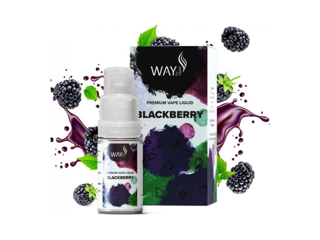 BLACKBERRY - e-liquid WAY TO VAPE (CZ) 10 ml