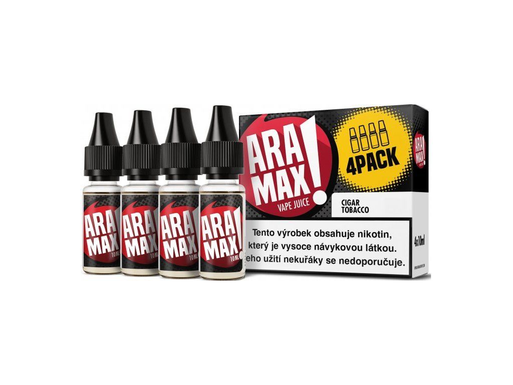 CIGAR TOBACCO - Aramax 4pack 4x10ml