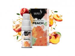 PEACH - e-liquid WAY TO VAPE (CZ)  10 ml | 0 mg, 3 mg, 6 mg, 12 mg, 18 mg