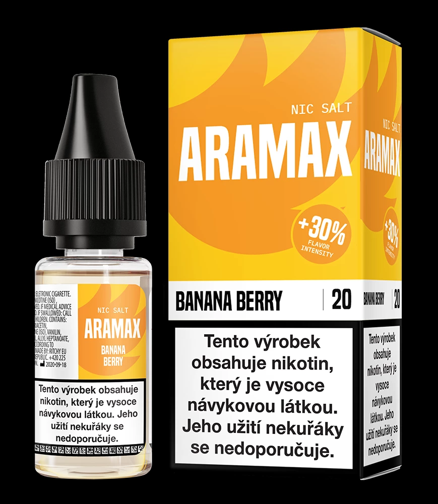 BANANA BERRY / Banán & bobule - ARAMAX Salt 10ml