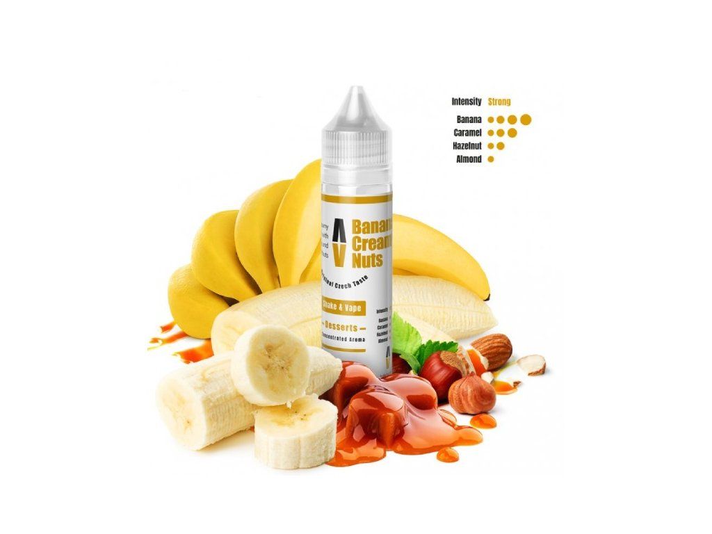 BANANA CREAMY NUTS - ADAM´S VAPE shake&vape 10ml