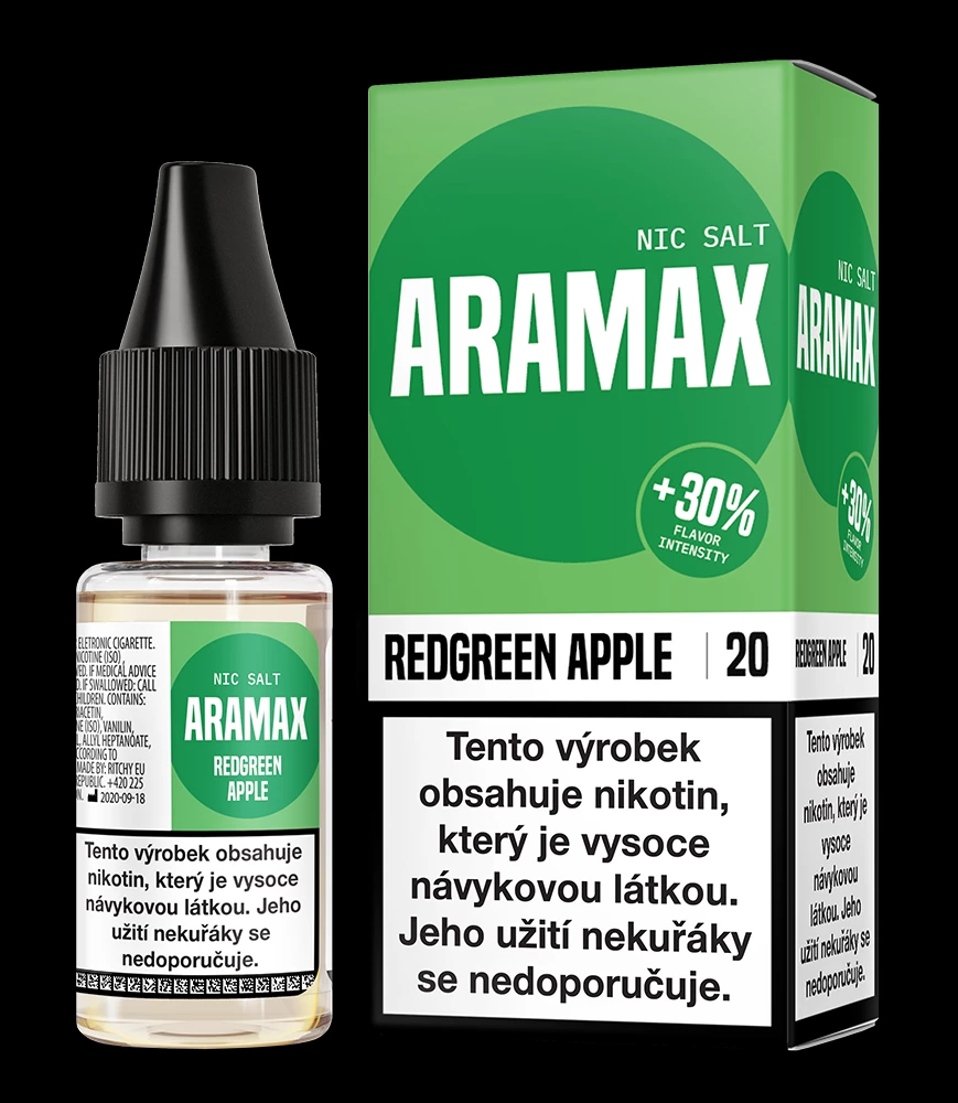 REDGREEN APPLE / Jablečná směs - ARAMAX Salt 10ml