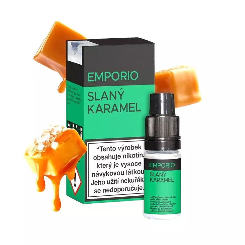 SLANÝ KARAMEL - e-liquid EMPORIO 10 ml