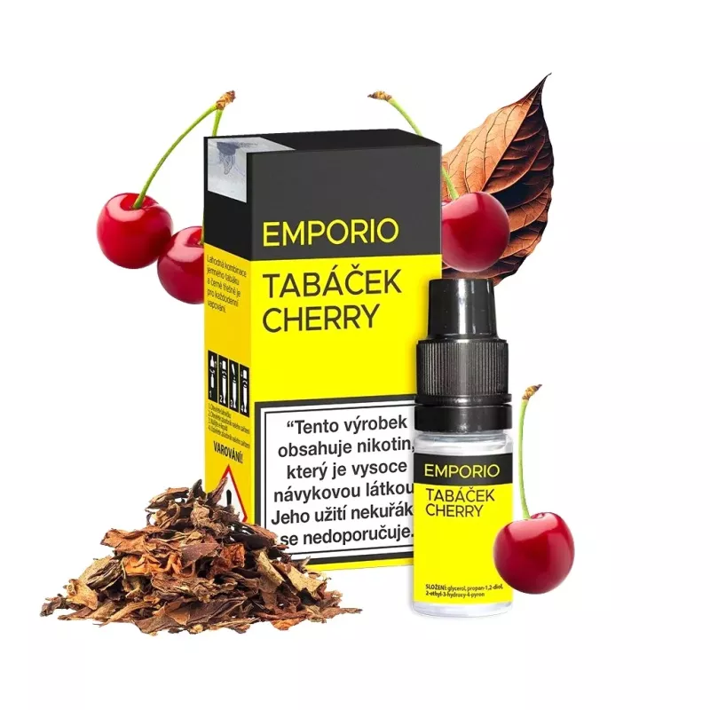 TABÁČEK CHERRY - e-liquid EMPORIO 10 ml