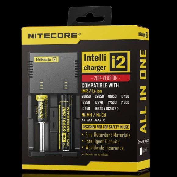 Nitecore i2 V2 inteligentní nabíječka 2 sloty SYSMAX Industry Co., Ltd.