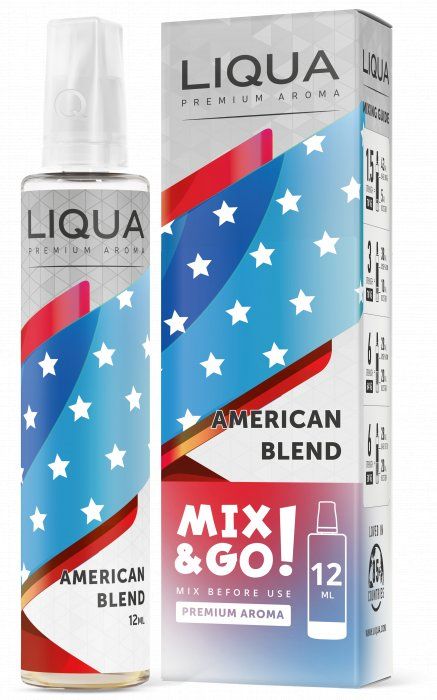 AMERICKÝ TABÁK / American Blend - LIQUA Mix&Go 12ml Ritchy Group