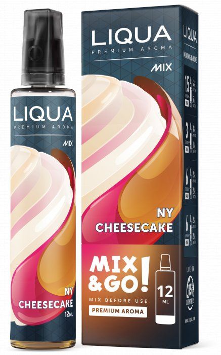 NEWYORSKÝ CHEESECAKE / NY Cheesecake - LIQUA Mix&Go 12ml Ritchy Group