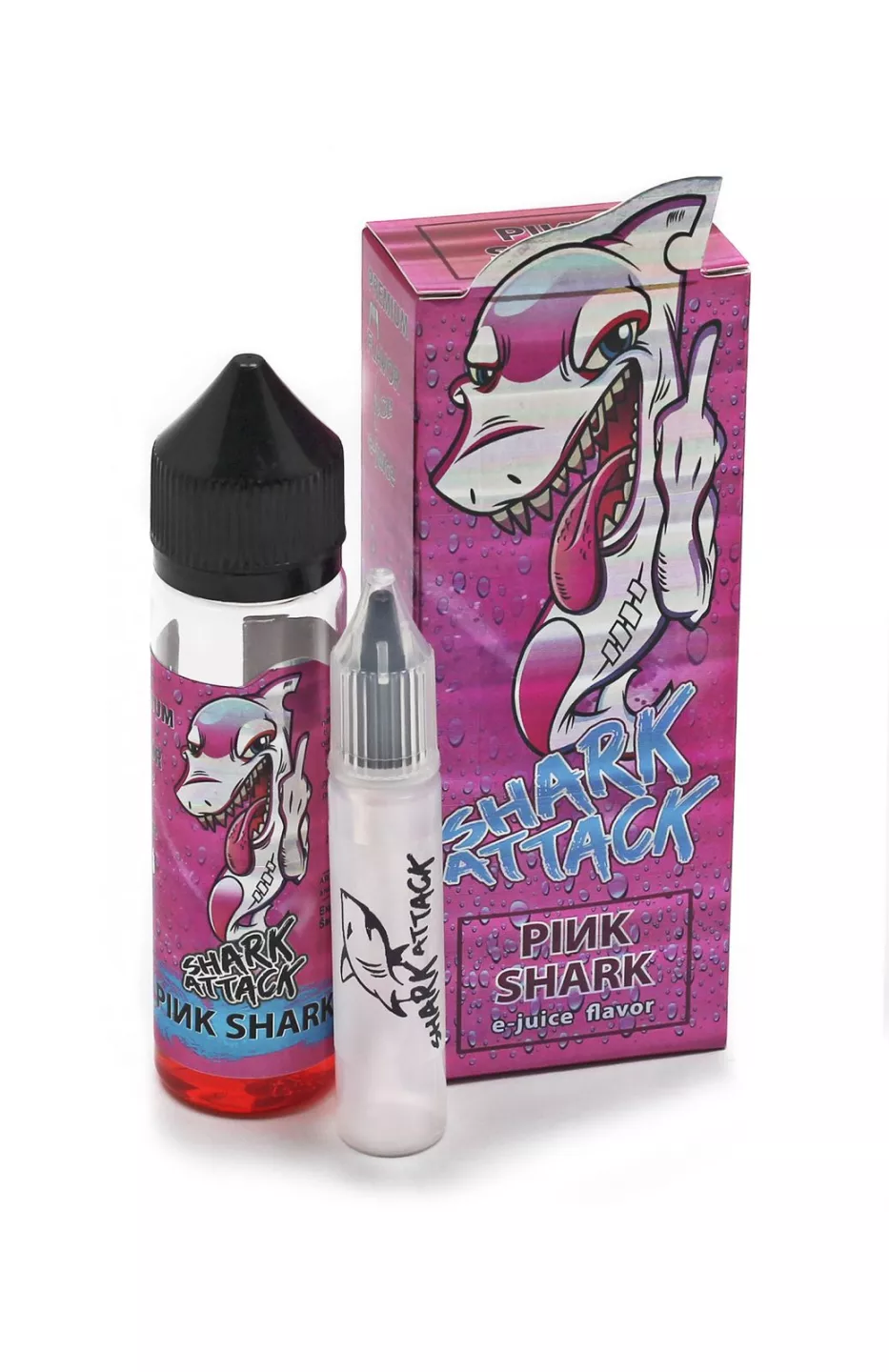 PINK SHARK / Jahodovo-malinová limonáda - shake& vape Imperia Shark Attack Boudoir Samadhi s.r.o.